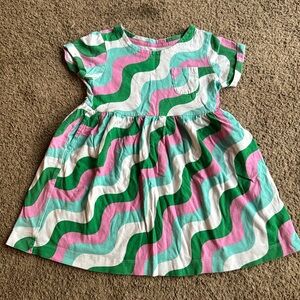 Mini Boden pattern dress, 4-5